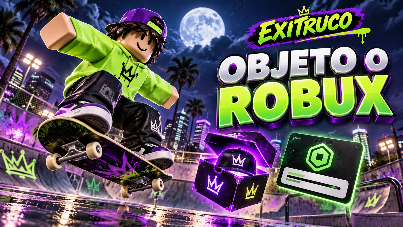 Ilustración editorial para ExiTruco: un código de objeto y un código de Robux no son equivalentes