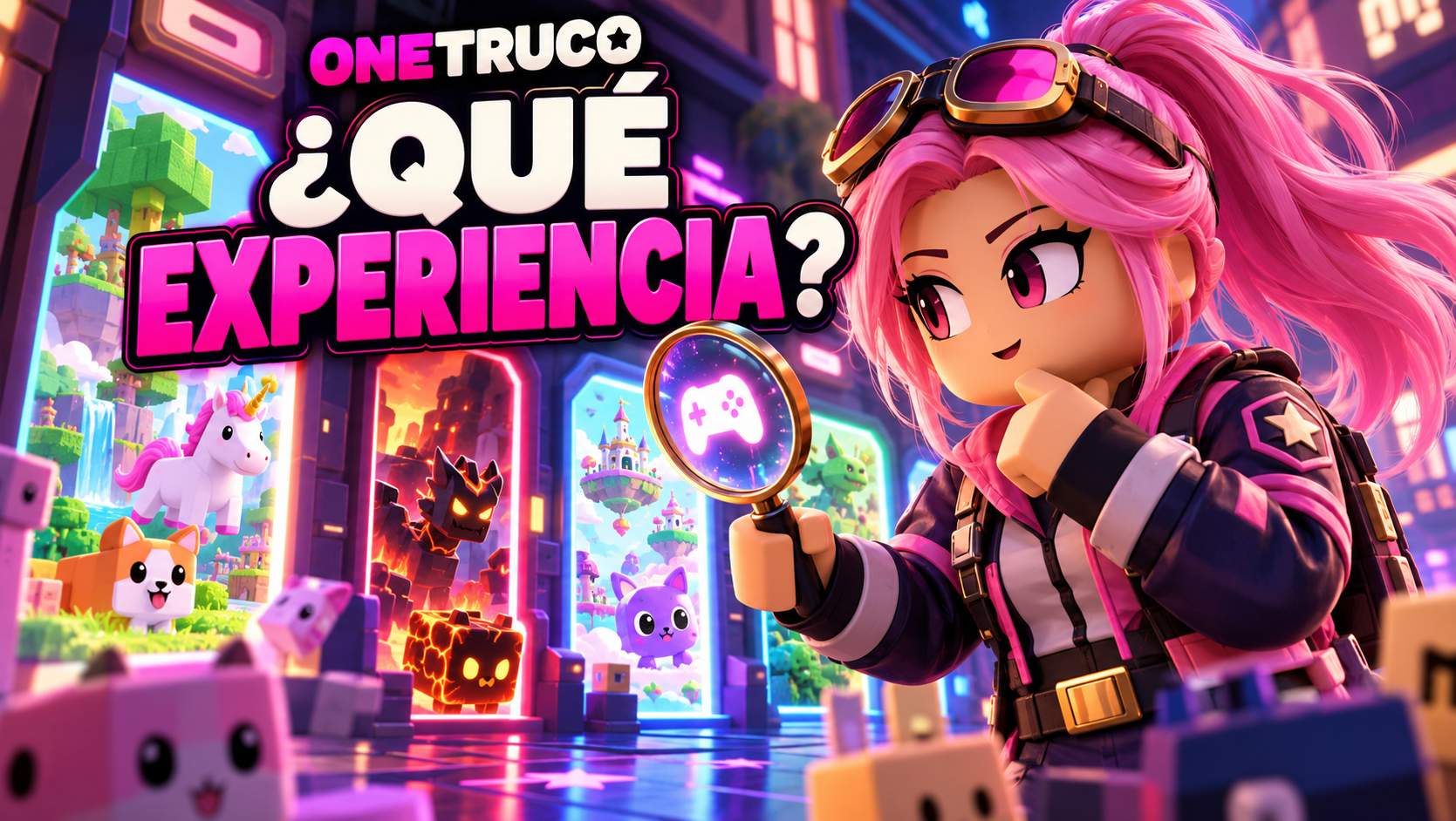 Ilustración editorial para OneTruco: cómo comprobar una guía de Brainrots antes de seguirla