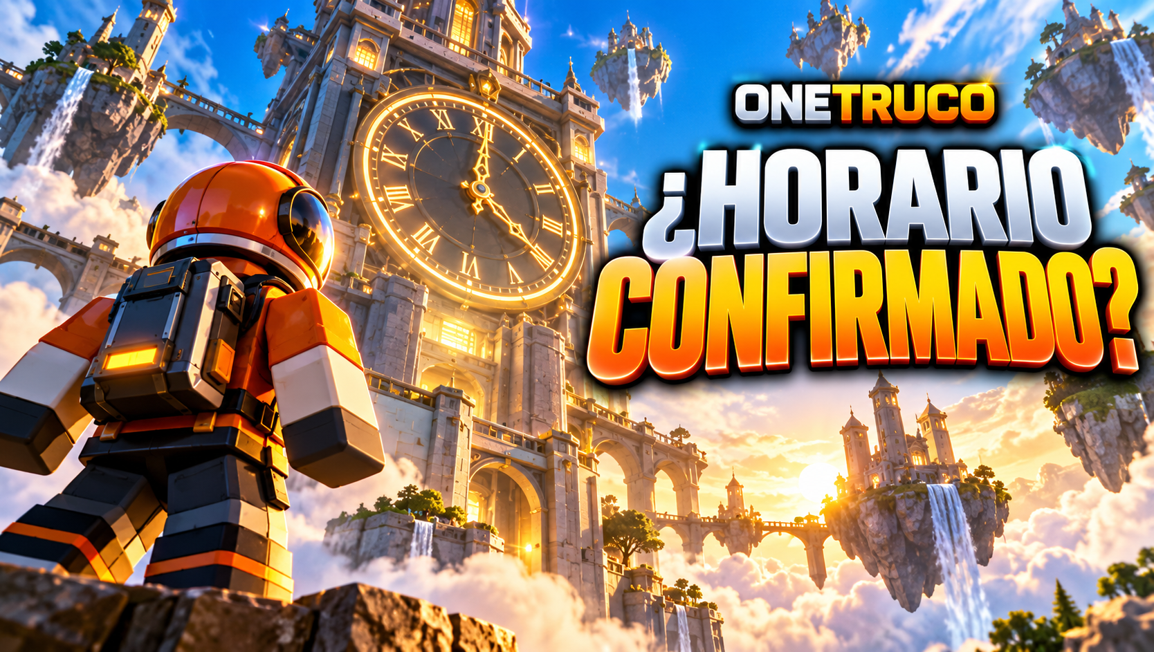 Ilustración editorial para OneTruco y los horarios de Roblox: un titular no confirma el evento